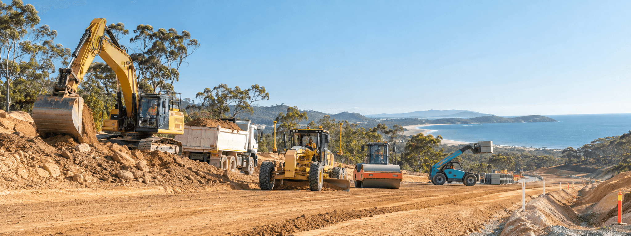Plant and machinery used for site establishment