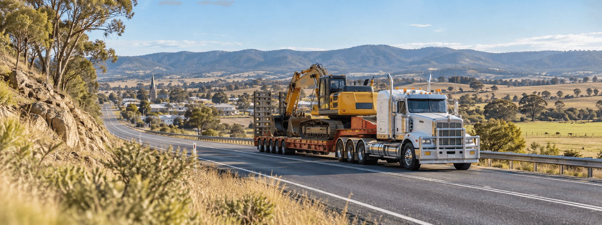 Plan plant delivery and float costs for Australian plant hire